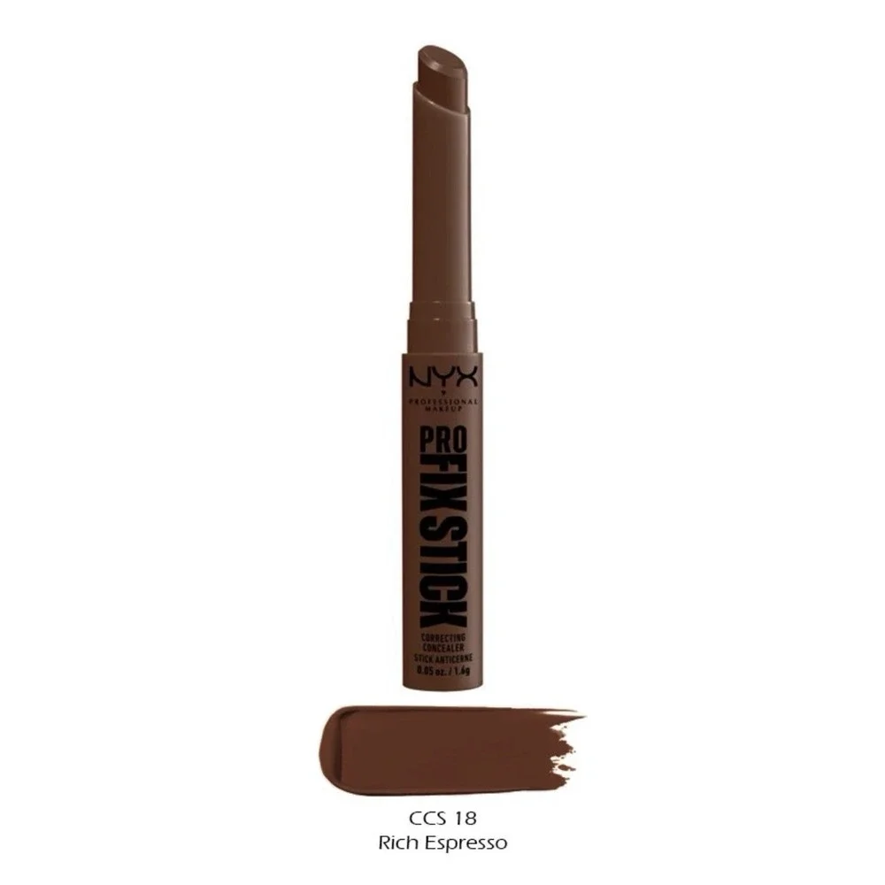 NYX Pro Fix Stick Correcting Concealer, CCS18, Rich Espresso,‎ Sealed